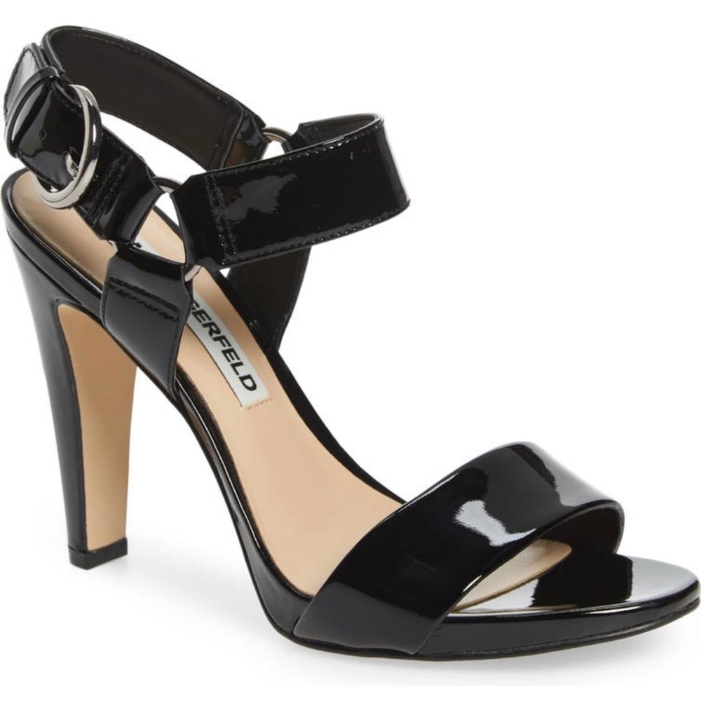 NIB Karl Lagerfeld Paris Patent Leather heels